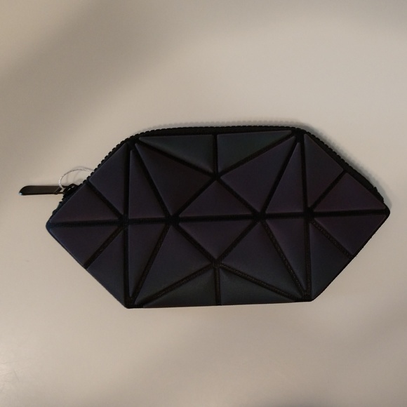 Handbags - Tile Holographic Geometric Cosmetic Bag